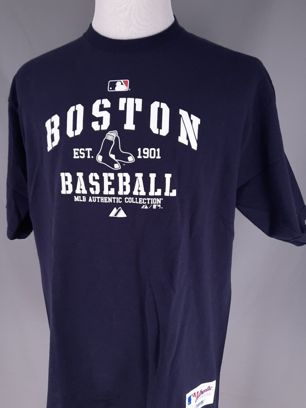 MLB Boston Red Sox T-shirt Men's L Majestic Authentic Collection Baseball